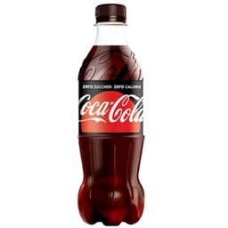 Coca Cola Zero in bottiglia 45 cl